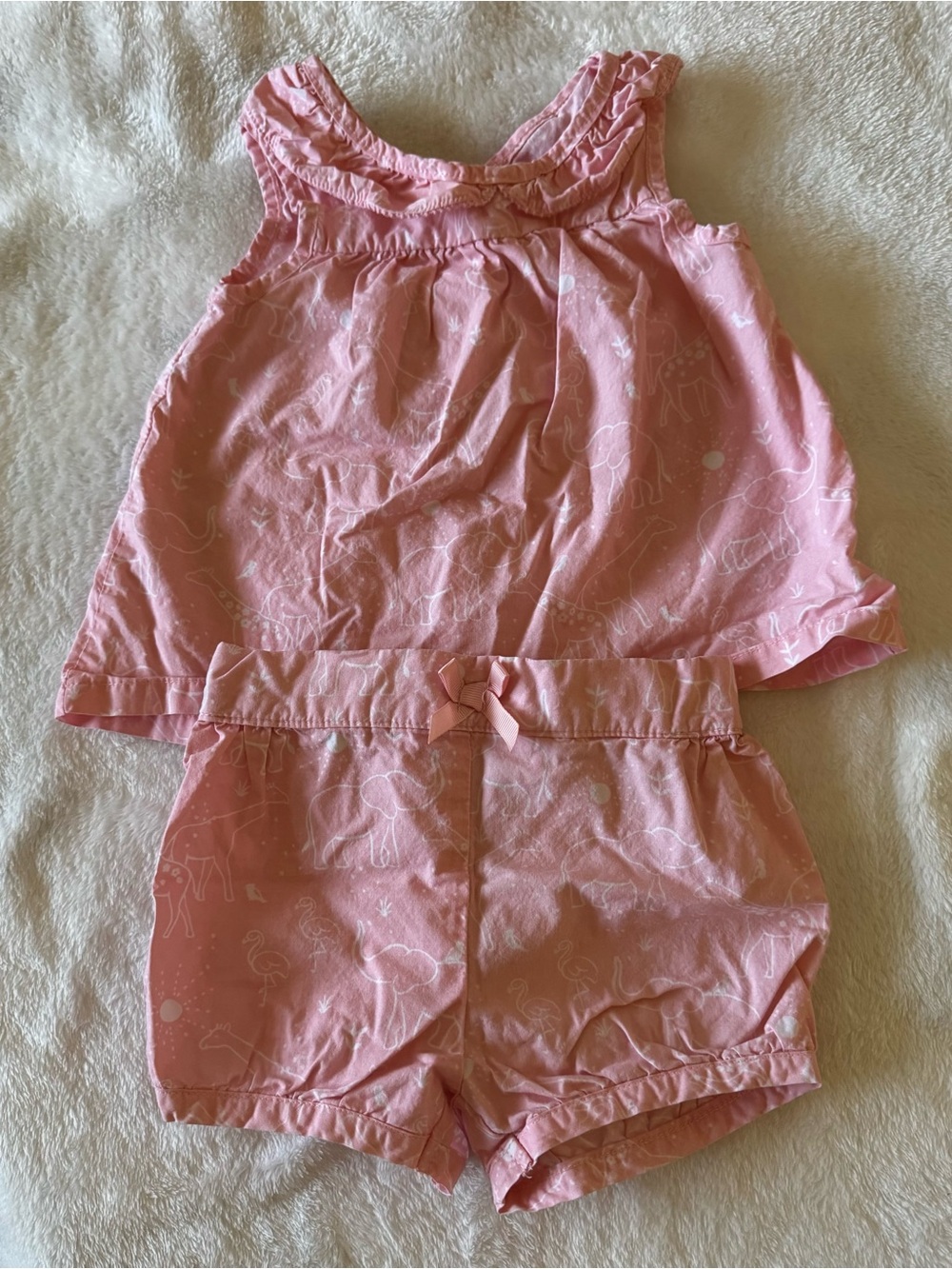 Girls Pink Short Set — Brand: